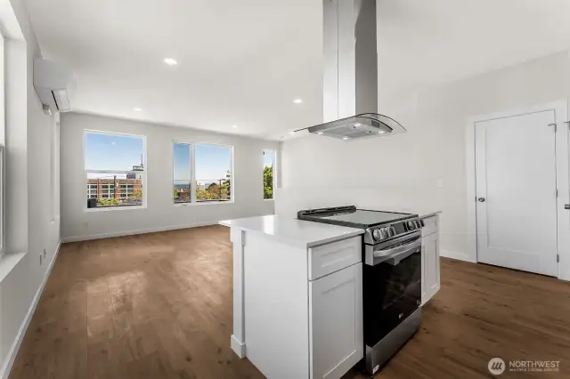 2 Bdrm - Open Kitchen Living Room Space
