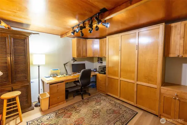office in garage - main level