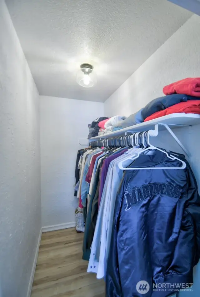 Primary closet