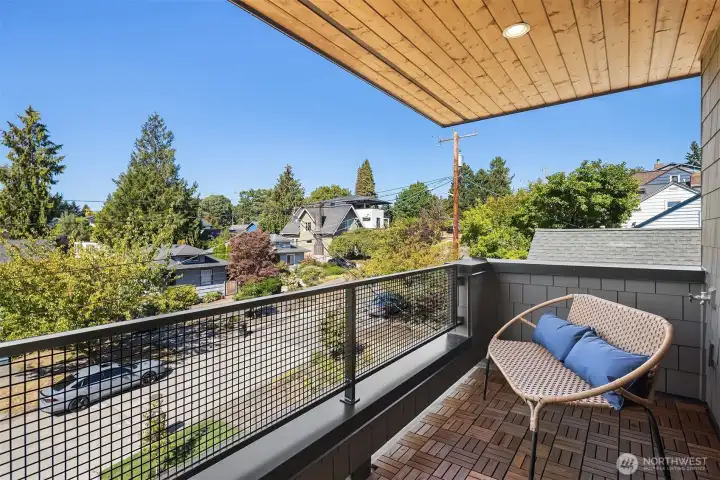 Porch off main living space