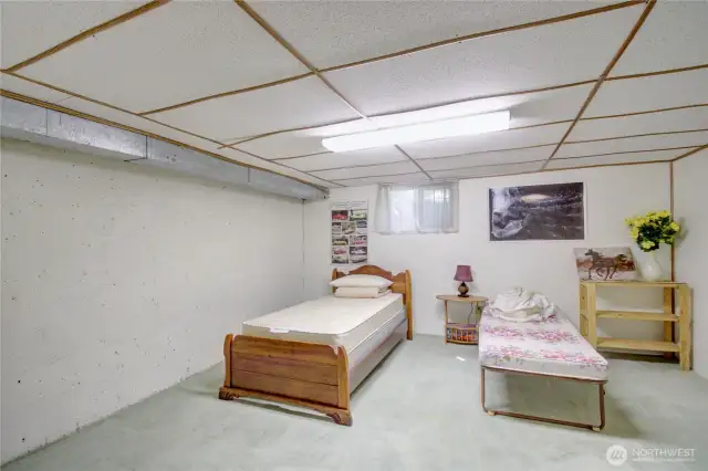 Finished room in basement