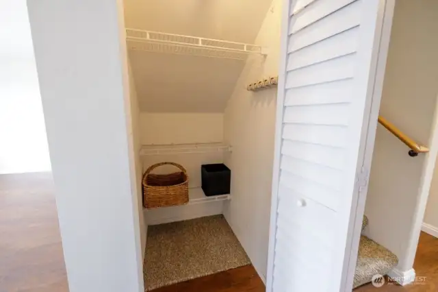 Hall Closet on main floor