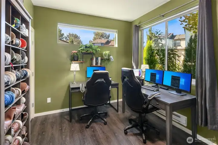 First level bedroom could be used in whatever way best fits your lifestyle. Office, work-out space, guest room?