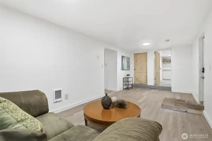 Basement-living space