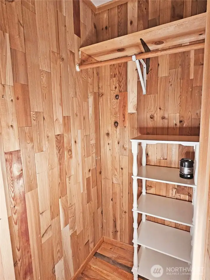 Coat closet is accessed from the hallway.