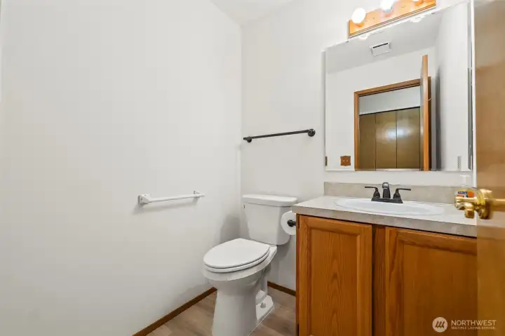 Main floor half bath