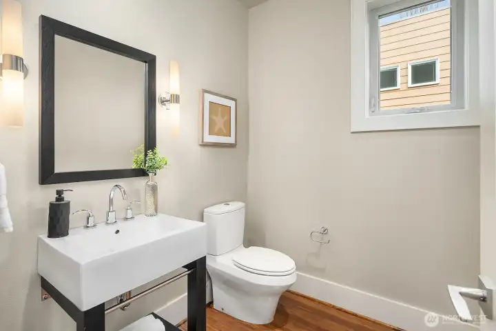 Main floor powder bath