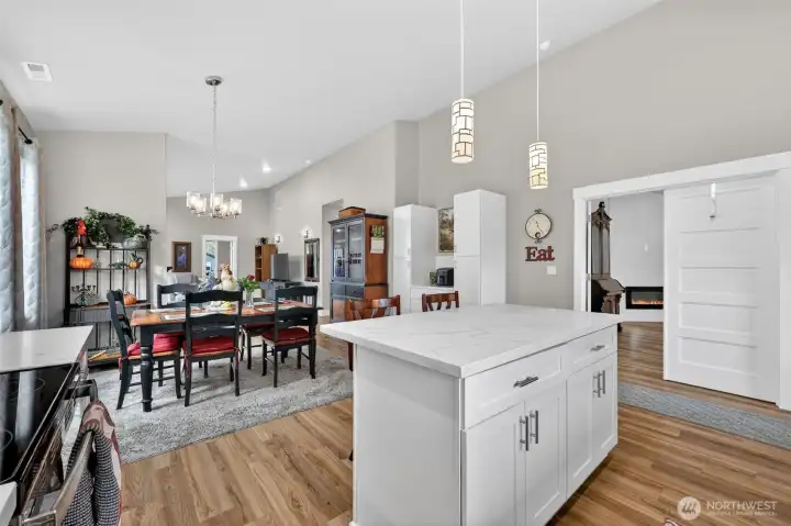 Large open floor plan allowing plenty of room for entertaining.