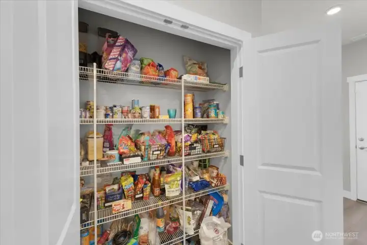 Large pantry off the kitchen