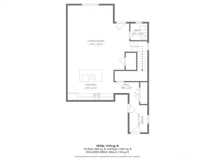 First floor floorplan