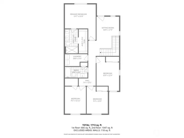 Second floor floorplan