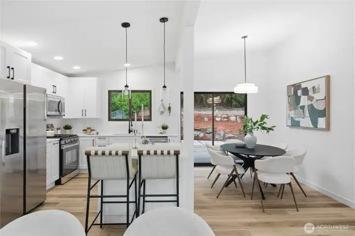 Kitchen and dinning room