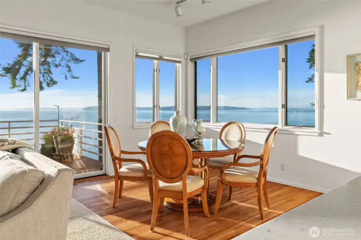 Breakfast nook.