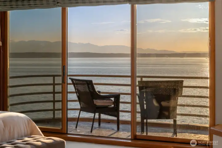 Deck off primary suite.