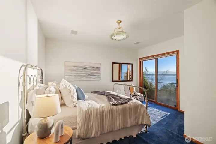 Lower level bedroom.