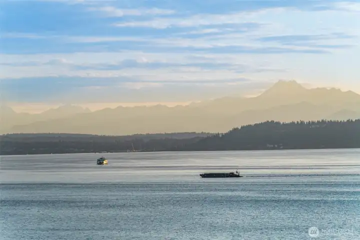 Watch the ever changing view of Puget Sound.