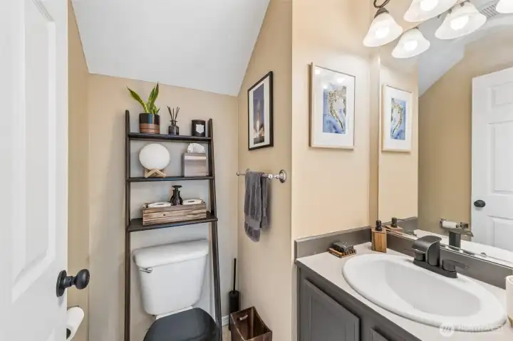 Main-floor bathroom offering everyday convenience for guests and daily living. Main-floor bathroom offering everyday convenience for guests and daily living.