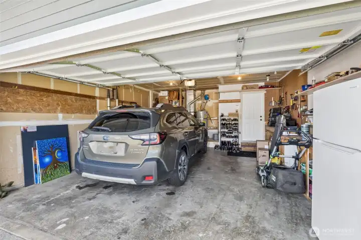 Spacious 2-car garage. Spacious 2-car garage.