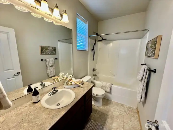Primary full bath. Primary full bath.