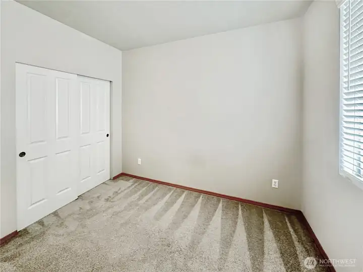 2nd bedroom showing the closet. 2nd bedroom showing the closet.