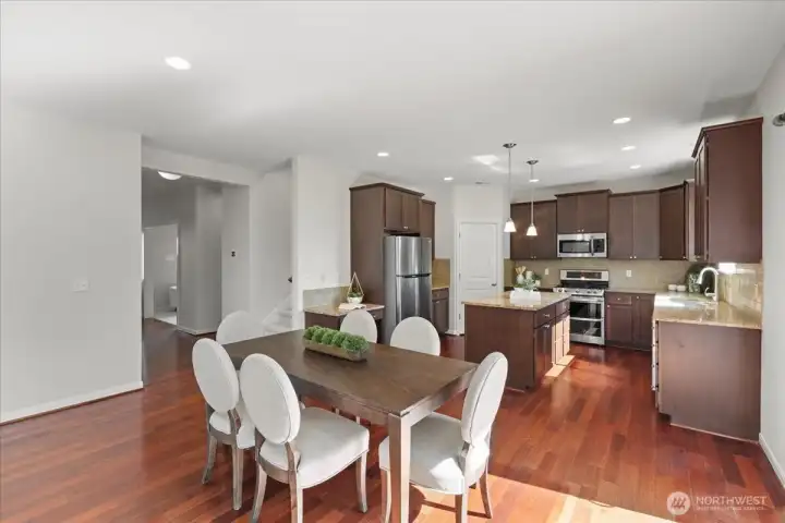 You will love the open floor plan with great flow for entertaining