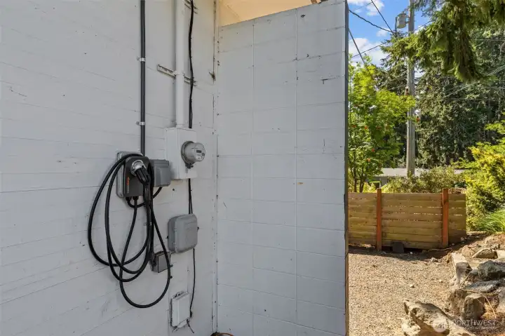 EV charging area EV charging area