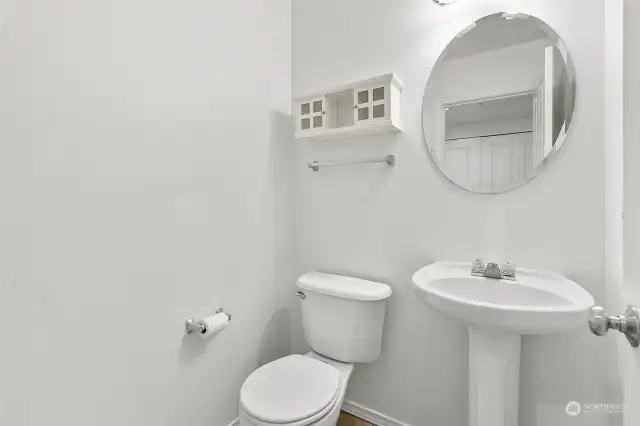 Main floor half bath