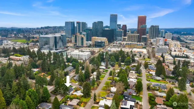 The heart of downtown Bellevue