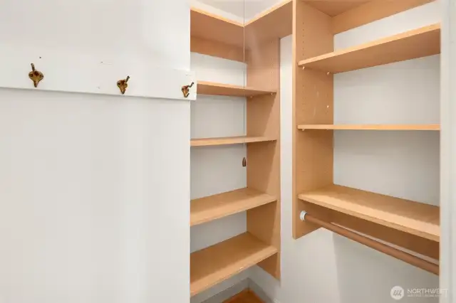 Storage that’s actually useful—no digging through dark corners required - this oversized hall closet is amazing!    tually useful—no digging through dark corners required.
