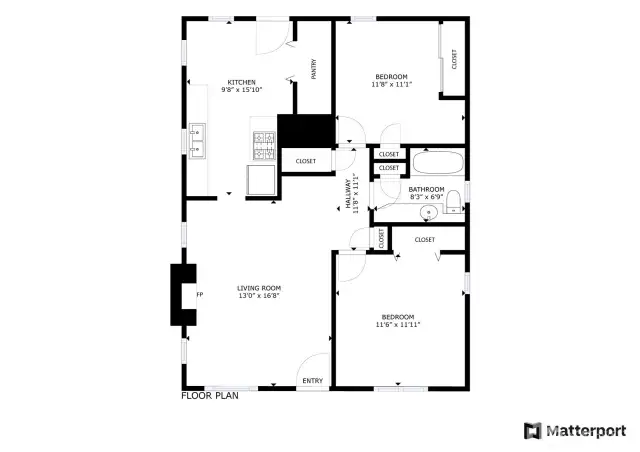 2D floorplan to see layout of home.