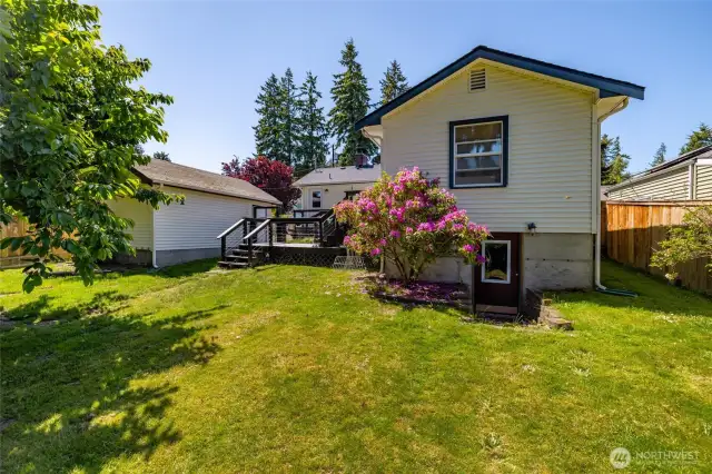 Lots of nice space on this large lot. So many possibilities here !
