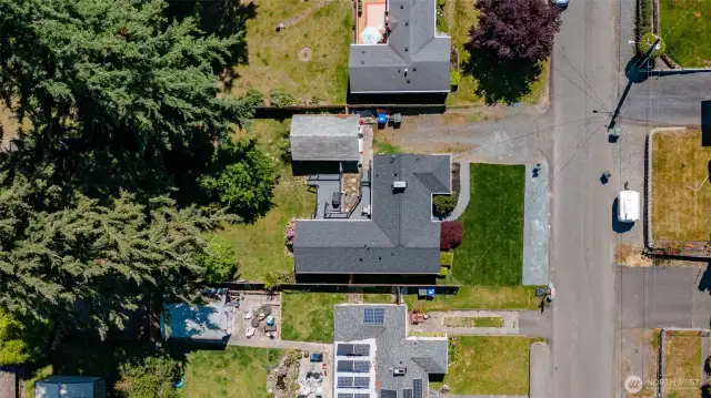There is space to add that special shed or maybe an ADU out back ?
