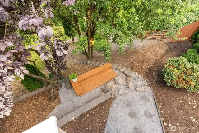 View of the private oasis