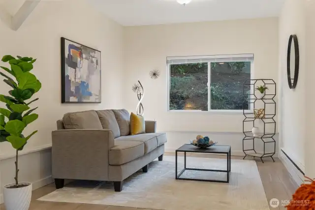 Lower open living space