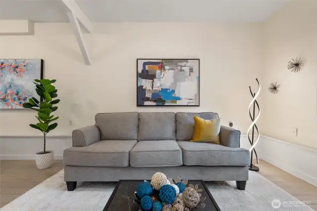 Downstairs living space