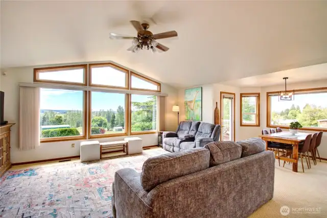 Beautiful wrap around views with this home.