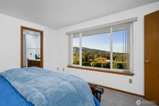 A southern view from the master bedroom.
