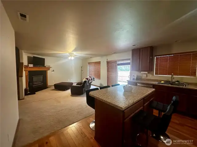 Living room, Kitchen and Eating Space