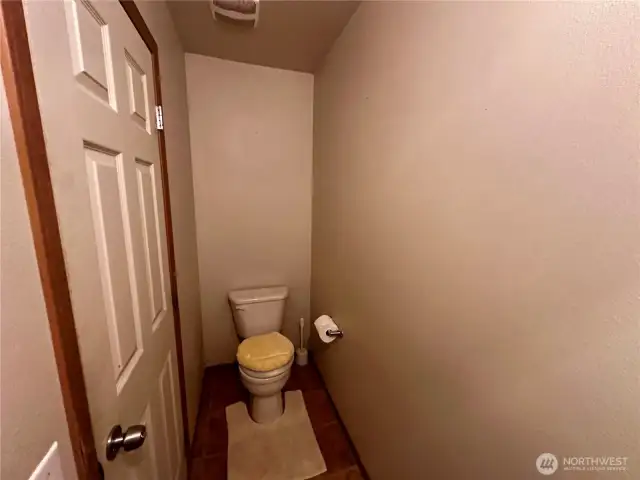 Guest bathroom with sink, bottom floow