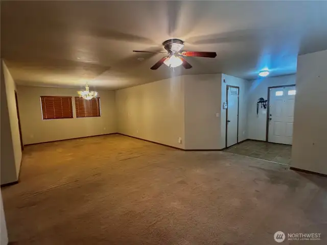 Family-room as you walk into entrance of the house