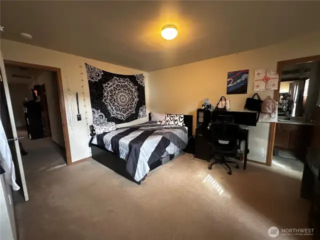 Upstairs bedroom with its own bathroom