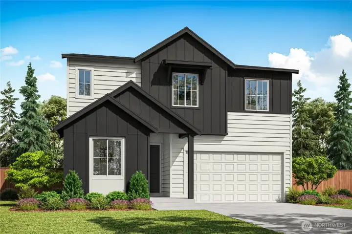 Exterior Rendering of Homesite 23.