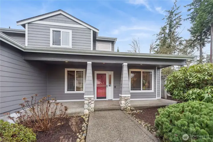 Covered front porch