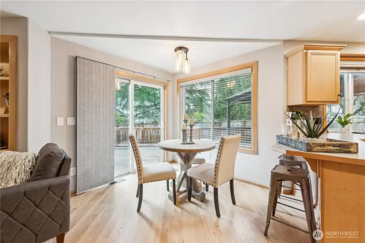 Kitchen with eating space