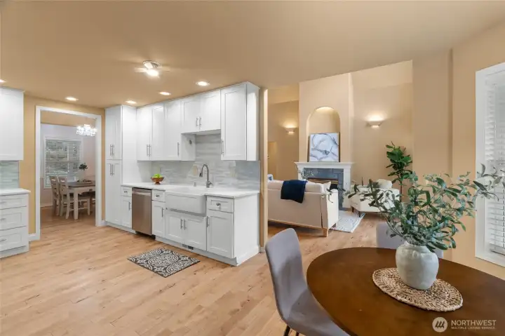 Kitchen with dinette