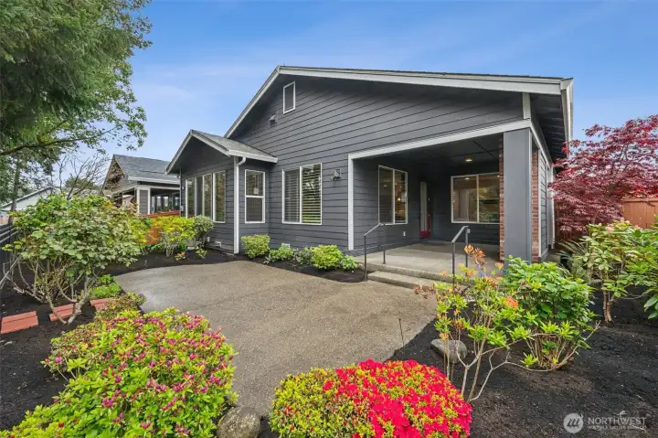 Your new easy living and relaxing back yard. Covered deck or uncovered!