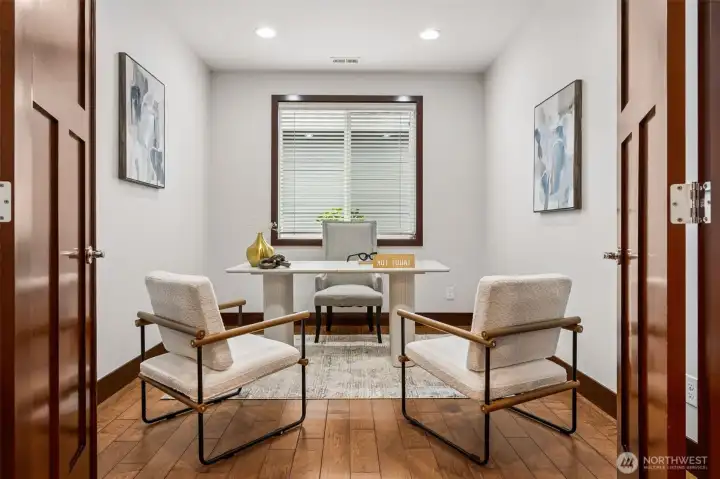 Formal den/office. Or Cozy TV room. Library? Guest room?