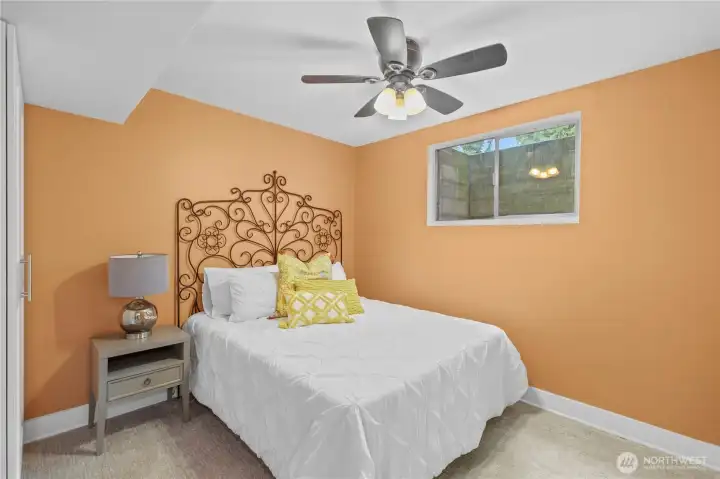 2nd bedroom on lower level