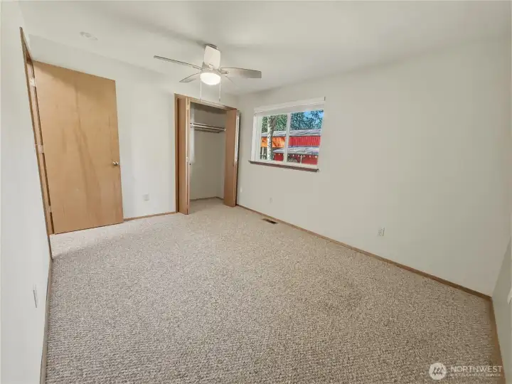 Bedroom #2 showing closet