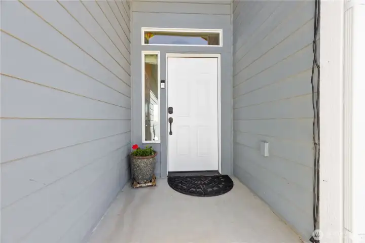Welcoming entry